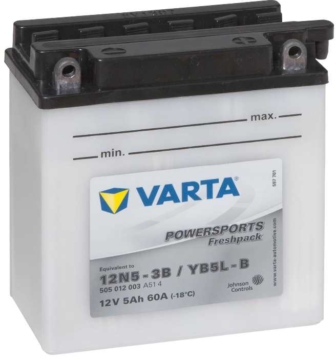 Аккумуляторная батарея VARTA Funstart FreshPack 505 012 003 A51 4 (12В, 5А/ч)