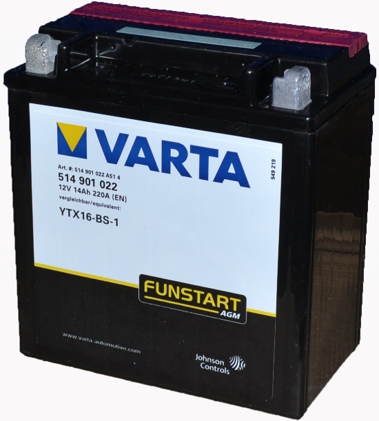 Аккумуляторная батарея VARTA Funstart AGM 504 012 003 A51 4 (12В, 4А/ч)