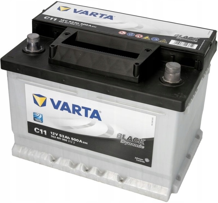 Аккумуляторная батарея VARTA Black Dynamic 553 401 050 312 2 (12В, 53А/ч)