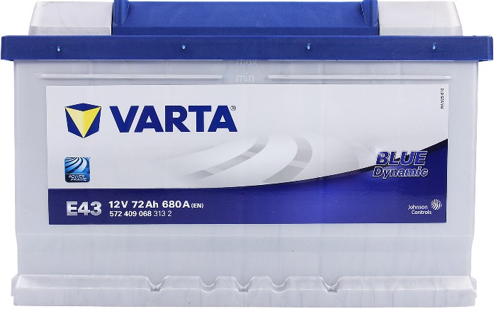 Аккумуляторная батарея VARTA Blue Dynamic 572 409 068 313 2 (12В, 72А/ч)