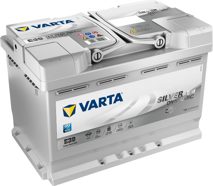 Аккумуляторная батарея VARTA 570 901 076 D85 2 (12В, 70А/ч)