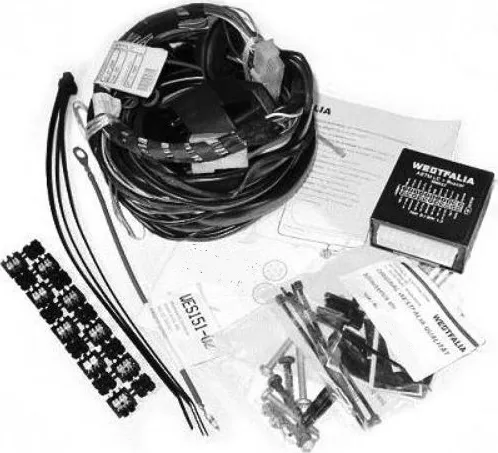 Штатная электрика фаркопа (полный комплект) Westfalia (13-pin) для фаркопа Dodge Nitro