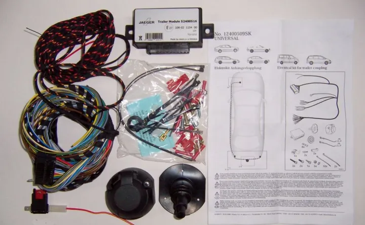 Штатная электрика фаркопа Hak-System (полный комплект) 7-полюсная для Fiat 500X 2015-2020