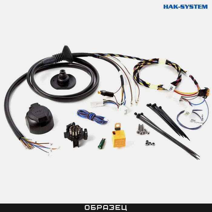 Штатная электрика фаркопа Hak-System (полный комплект) 7-полюсная для Volkswagen Passat B7 седан, универсал (вкл