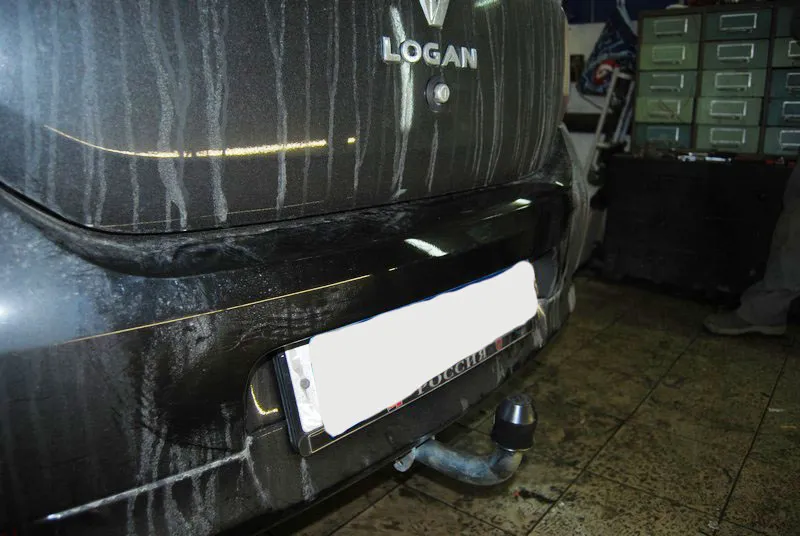 Фаркоп Galia оцинкованный для Renault Logan II седан 2014-2020
