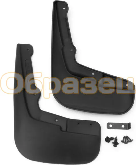 Брызговики REIN Стандарт задняя пара (установка без подкрылка Autofamily) для Fiat Ducato 2007-2014
