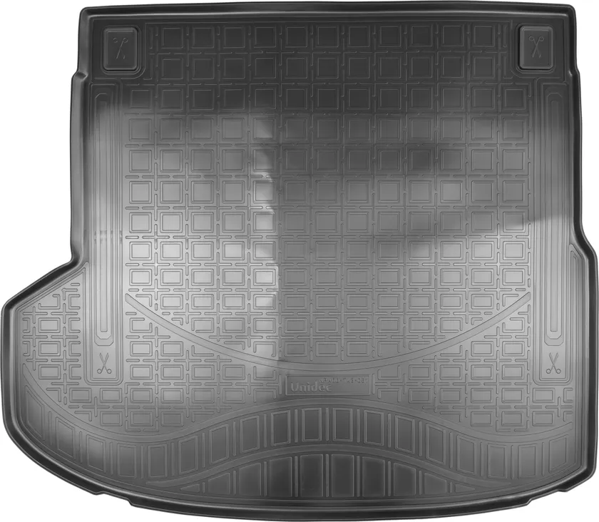 Коврик Норпласт для багажника Kia Ceed Pro III SB (CD) (с рельсами) 2018-2020