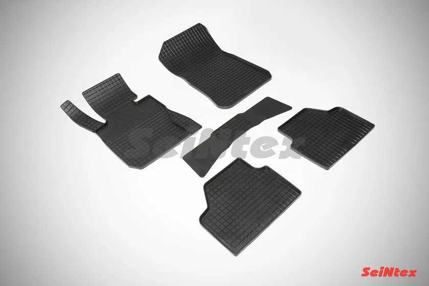 Коврики резиновые Seintex с узором сетка для салона BMW X1 E84 2012-2015
