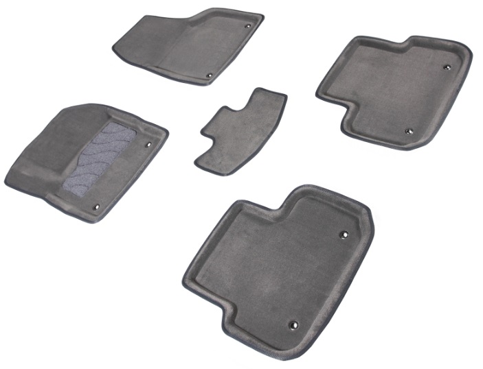 Комплект ковриков 3D Seintex для салона Land Rover Discovery Sport 2014-2020 серый