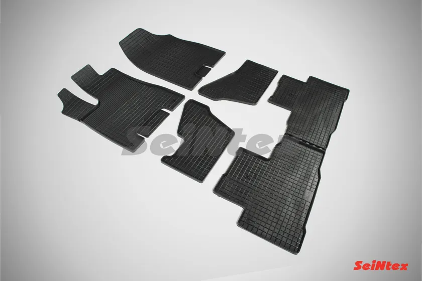 Коврики резиновые Seintex с узором сетка для салона Acura MDX III 2013-2020