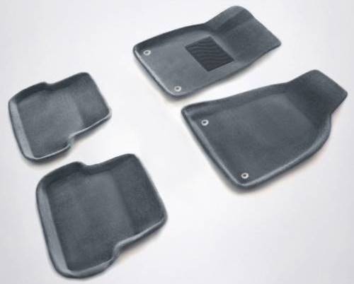 Коврики Seintex 3D ворсовые для салона Hyundai i40 2012-2020 серые