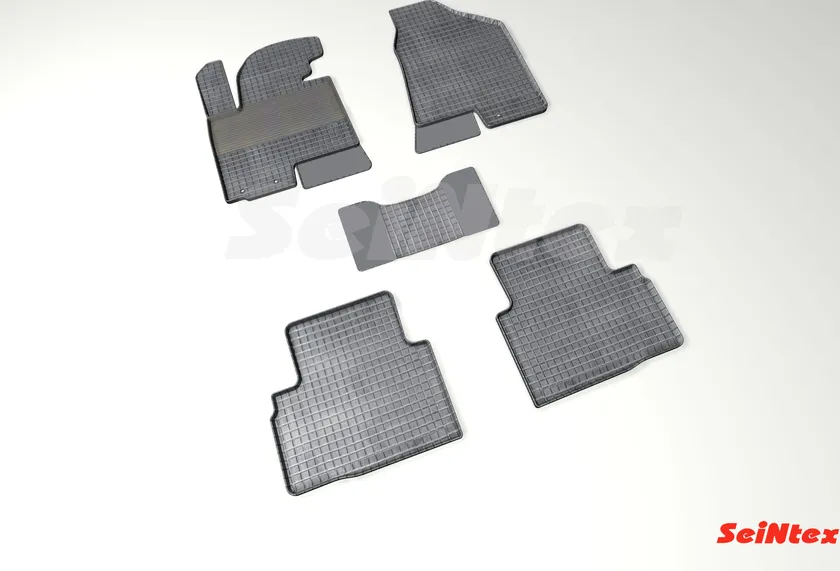 Коврики резиновые Seintex с узором сетка для салона Hyundai ix35 2010-2020