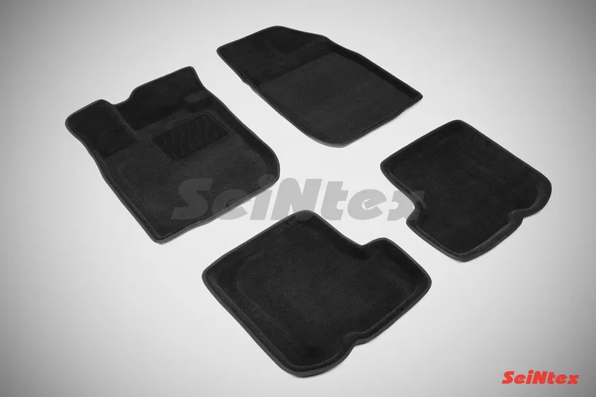 Коврики Seintex 3D ворсовые для салона Renault Sandero I 2009-2013