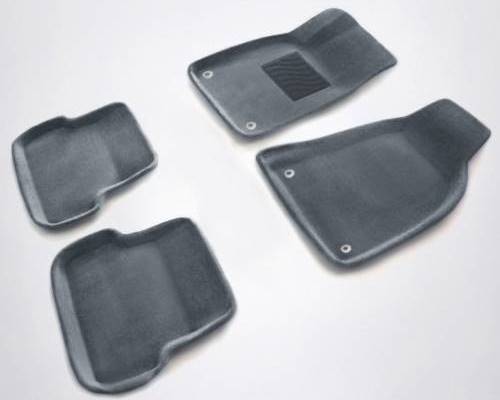 Коврики Seintex 3D ворсовые для салона Ford Focus III (АКПП) 2011-2015 серые