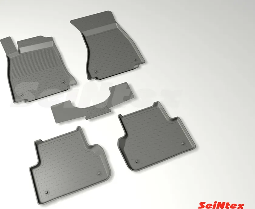 Коврики резиновые Seintex для салона Audi A4 B9 2015-2020