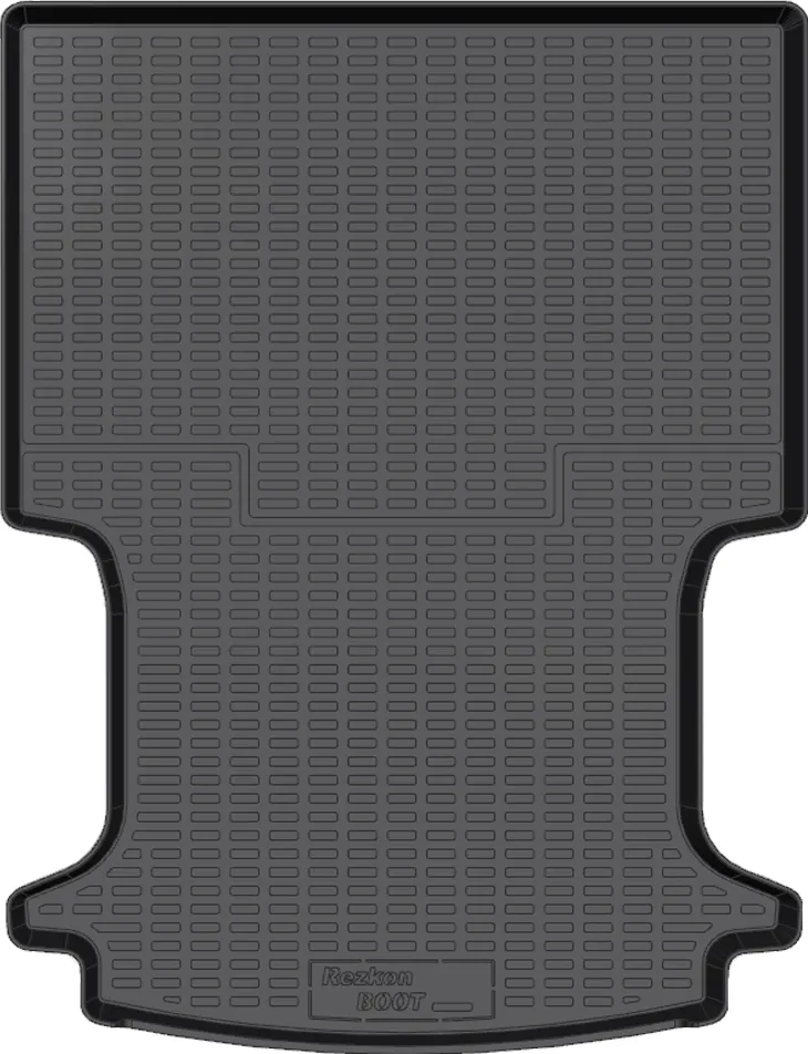 Коврик пластиковый (ПЭТ) Rezkon для багажника Lada Largus пикап 2012-2020