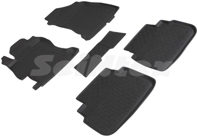 Коврики резиновые Seintex с высоким бортиком для салона Subaru XV II 2017-2020