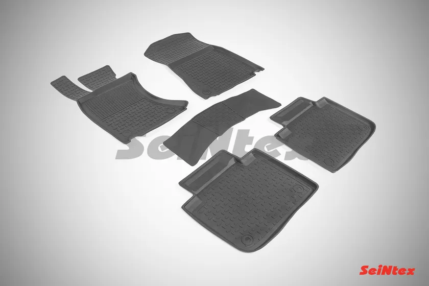 Коврики резиновые Seintex с высоким бортиком для салона Lexus GS IV AWD 2012-2020