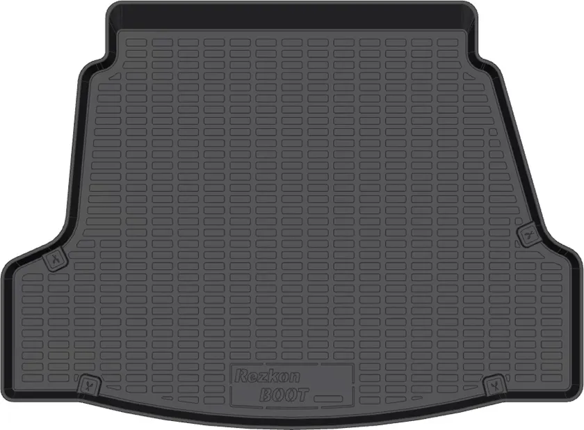 Коврик пластиковый (ПЭТ) Rezkon для багажника Hyundai i40 седан 2013-2020