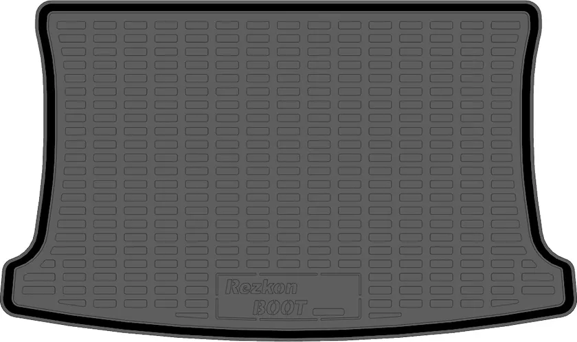 Коврик полиуретановый Rezkon для багажника Kia Rio III хэтчбек 2011-2017