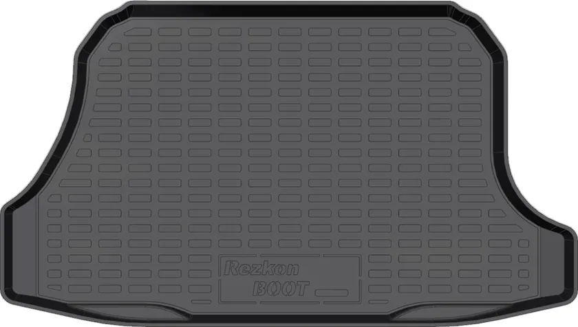 Коврик пластиковый (ПЭТ) Rezkon для багажника Chery Tiggo 2 2017-2020