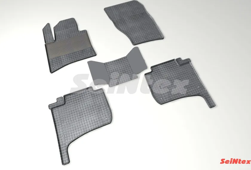Коврики резиновые Сетка Seintex для салона Volkswagen Touareg II 2010-2020