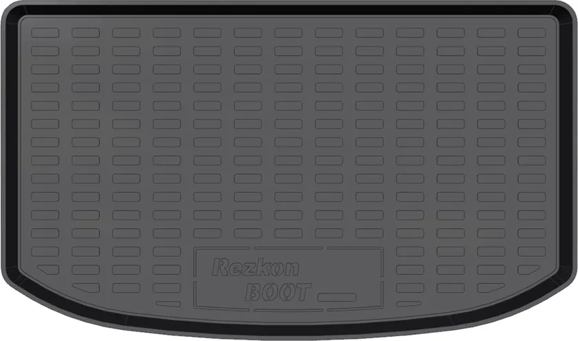Коврик пластиковый (ПЭТ) Rezkon для багажника Kia Soul II 2014-2020