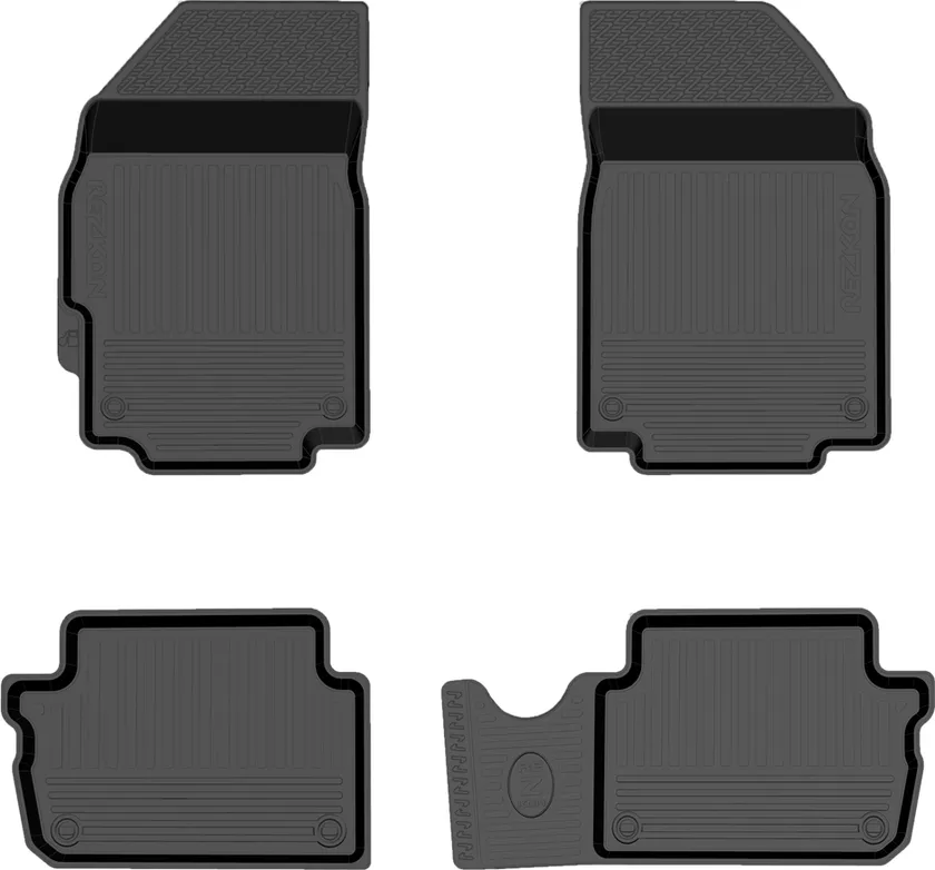 Коврики Rezkon резиновые для салона Chevrolet Spark IV 2015-2020