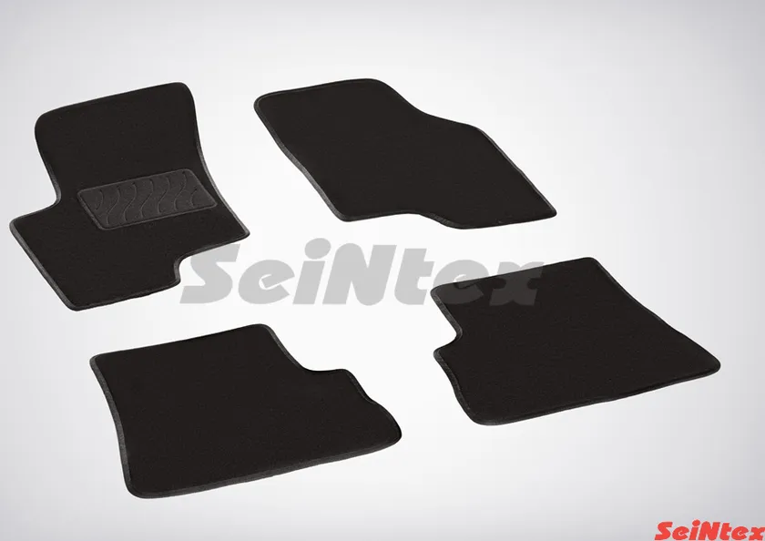 Коврики текстильные Seintex на нескользящей основе для салона Hyundai Getz 2002-2009