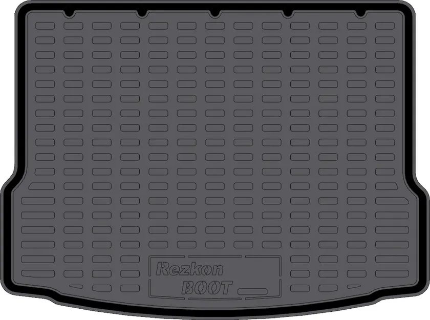 Коврик пластиковый (ПЭТ) Rezkon для багажника Lada Xray Оptima 2015-2020