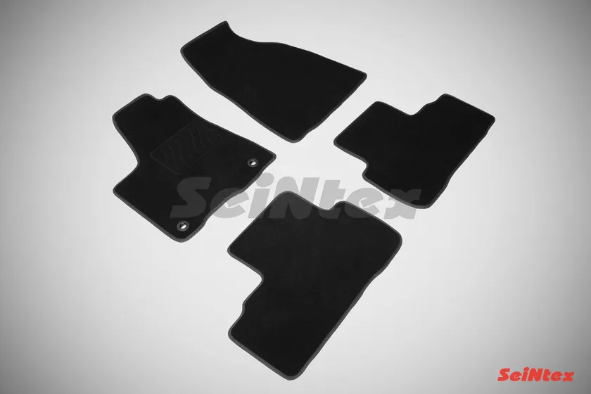 Коврики текстильные Seintex на нескользящей основе для салона Toyota Highlander III 2013-2020