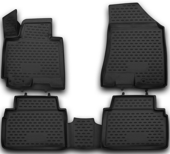 Коврики 3D Format c повышенной износостойкостью для салона Kia Sportage III 2010-2016