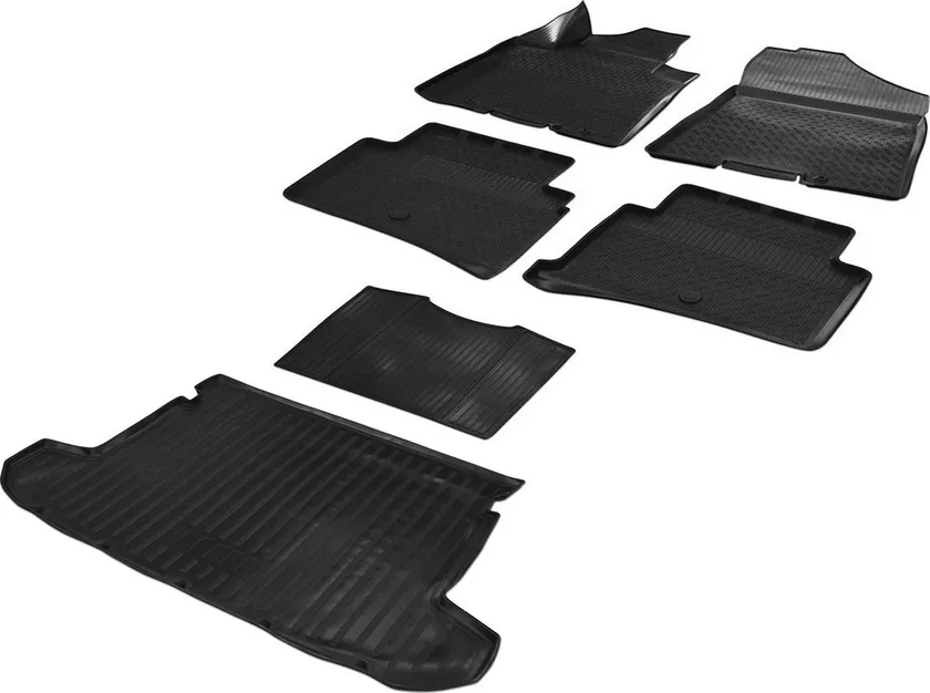 Комплект ковриков Rival для салона и багажника Hyundai Tucson III 2015-2018 2018-2020