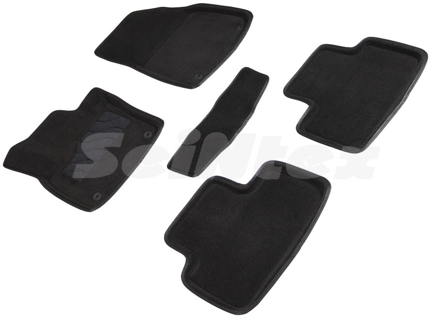 Комплект ковриков 3D Seintex для салона Volvo XC40 I 2017-2020 черный