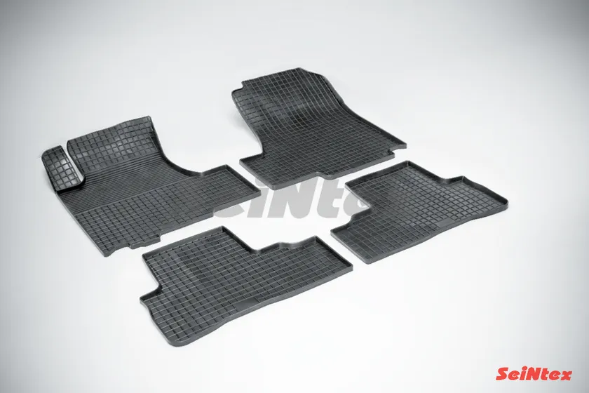 Коврики резиновые Seintex с узором сетка для салона Honda CR-V III 2006-2012