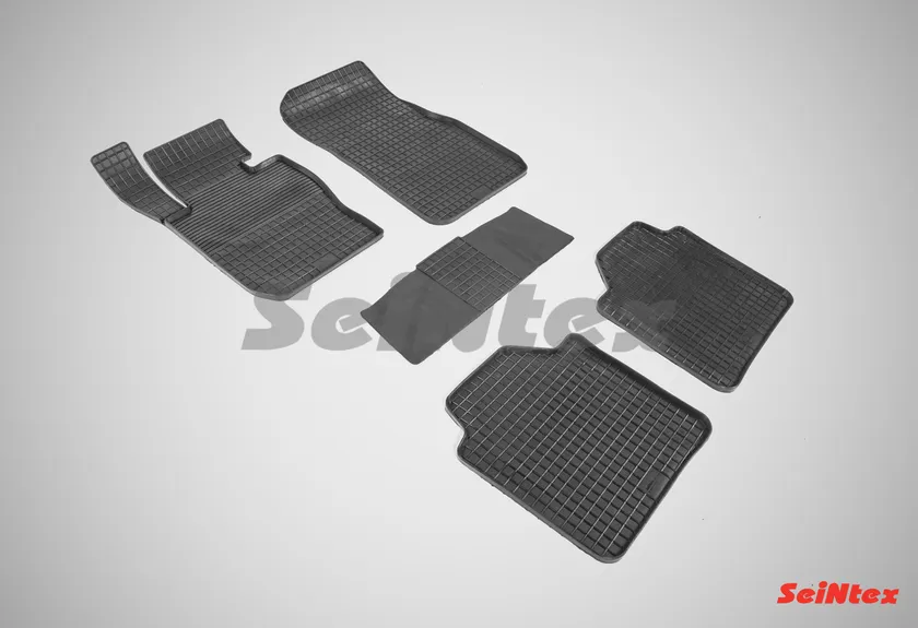 Коврики резиновые Seintex с узором сетка для салона BMW 3 F30 GT 2011-2020