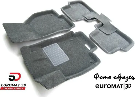 Коврики текстильные Euromat 3D (Business) для салона Subaru Legacy V 2010-2014 СЕРЫЕ
