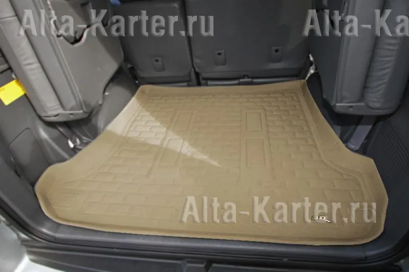 Коврик текстильные Sotra Liner 3D Lux для багажника Infiniti QX60 7-мест
