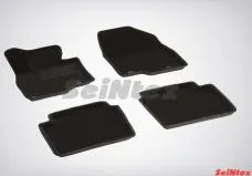 Коврики Seintex 3D ворсовые для салона  Mazda 6 III 2012-2020 Серые