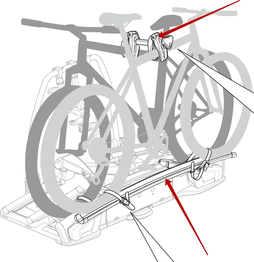 Адаптер для перевозки дополнительного велосипеда Thule VeloSpace XT Bike Adapter