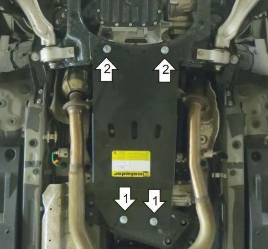 Защита Мотодор для КПП и раздаточной коробки Lexus GS 350 2008-2020