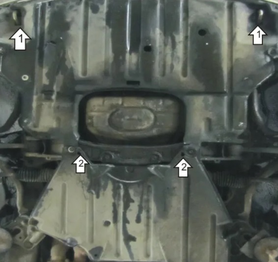 Защита Мотодор для радиатора, двигателя Lexus GS 300 1997-2004