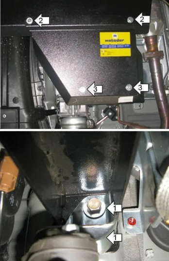 Защита Мотодор для РК Mitsubishi Pajero IV (бензин) 2006-2020