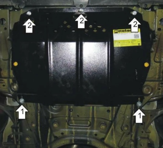 Защита Мотодор для двигателя, КПП Mercedes-Benz Vito W447 2014-2020