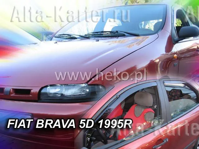 Дефлекторы Heko для окон Fiat Brava I 1995-2001