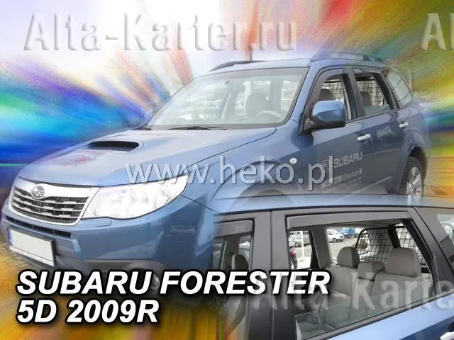 Дефлекторы Heko для окон Subaru Forester III 2008-2012