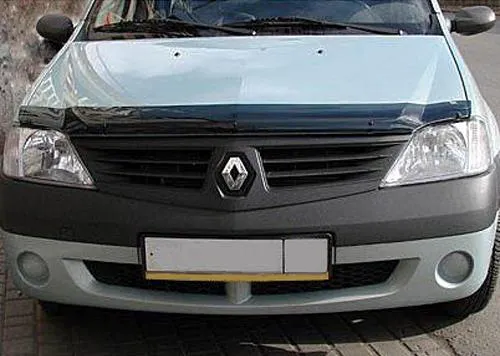 Дефлектор SIM для капота Renault Logan I 2005-2009