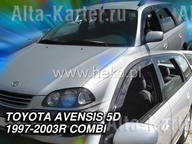 Дефлекторы Heko для окон Toyota Avensis I универсал 1997-2002