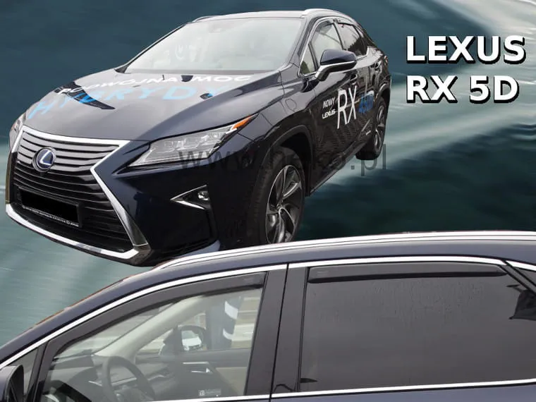 Дефлекторы Heko для окон Lexus RX IV 2015-2020