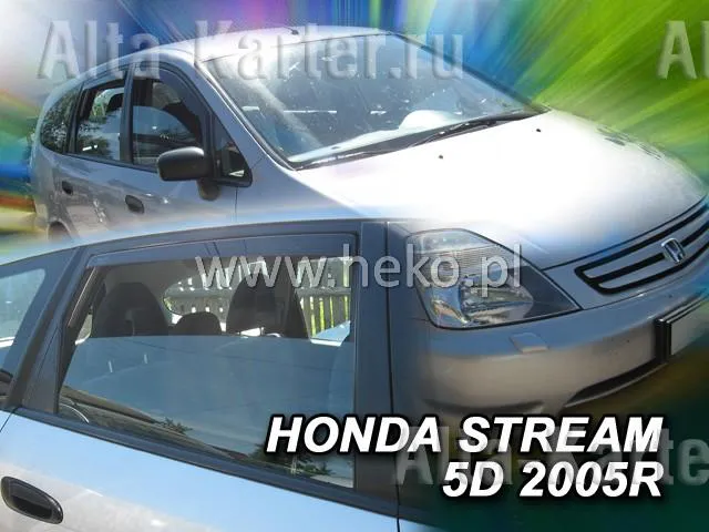 Дефлекторы Heko для окон Honda Stream I 2000-2006